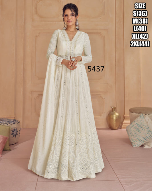 Designer front slit open with plazzo pant inside partywear | Plazo Set With Dupatta