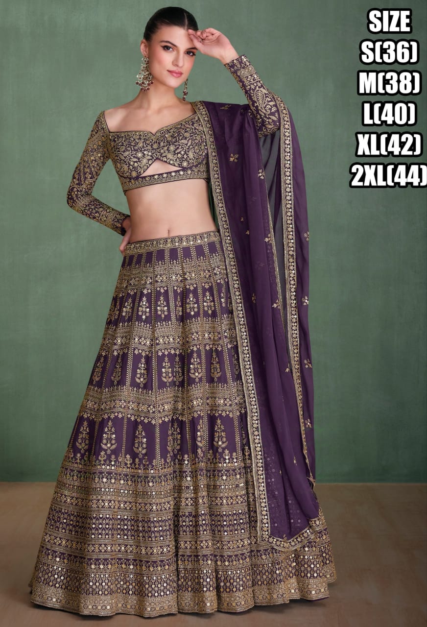 Heavy Quality stylish Wear Embroidered Cancan Lehenga With Dupatta Topwear