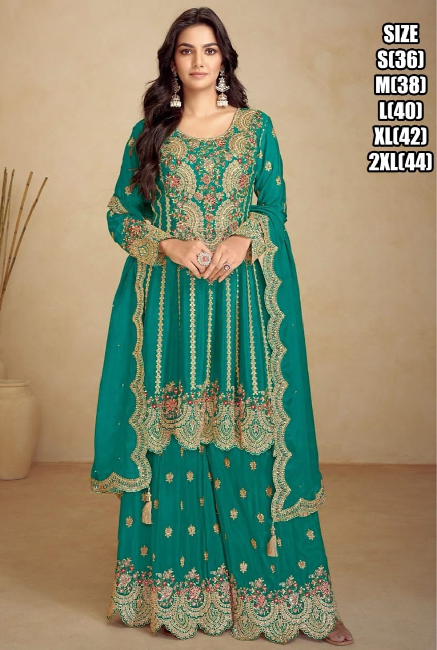 LATEST AND TRENDY PALAZZO KURTA SET FOR WOMEN