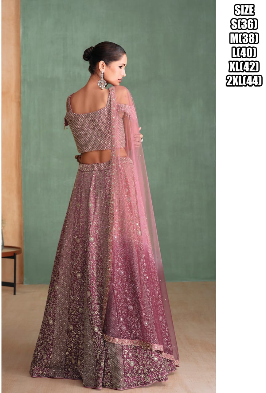 Heavy Quality stylish Wear Embroidered Cancan Lehenga With Dupatta Topwear